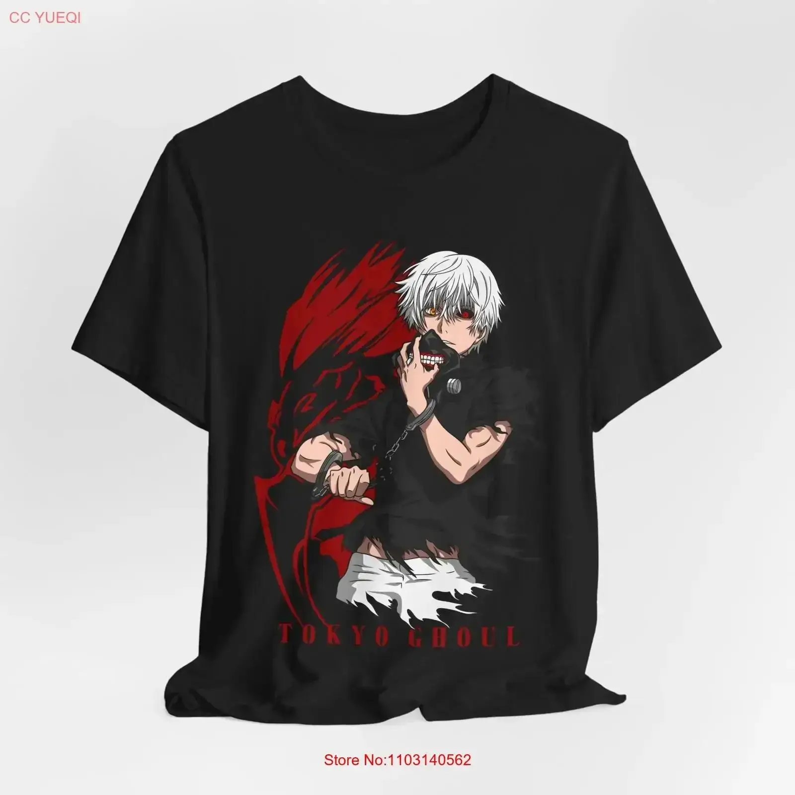 Tokyo Ghoul Anime T Shirt Fan  - Anime Merchandise In Tokyo ulasan dan harga