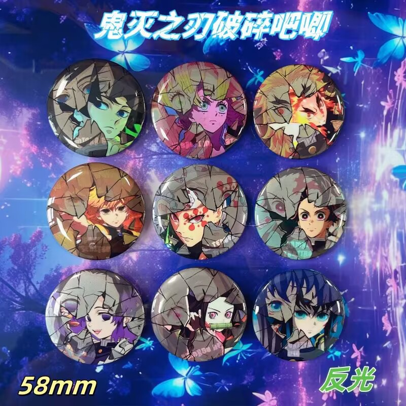Demon Slayer Broken Badge Anim - Anime Merchandise Demon Slayer ulasan dan harga