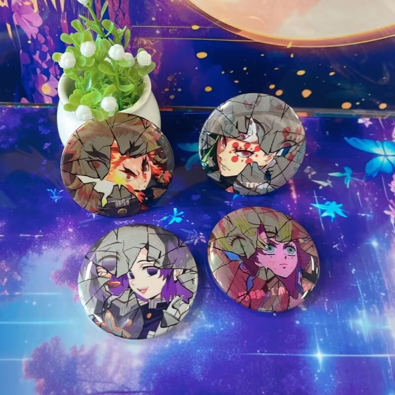 Demon Slayer Broken Badge Anim - Anime Merchandise Demon Slayer ulasan dan harga